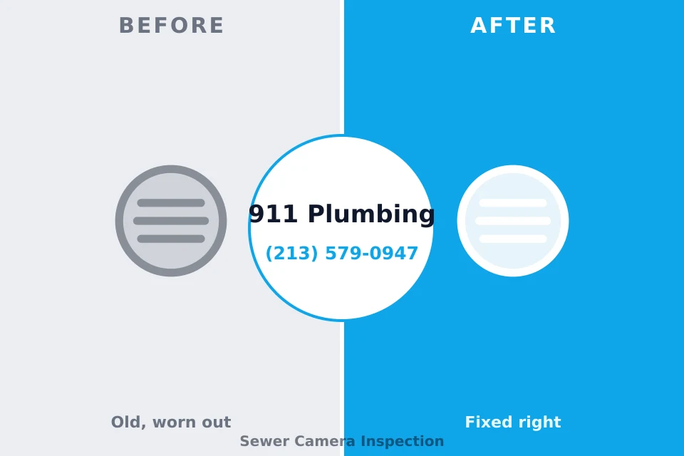 Before and after: plumbing repair Bloomingdale, IL